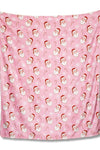 Santa Christmas throw plush blanket