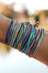 Multi Wax Rope Woven Bracelets