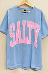 Salty puff print oversized tee