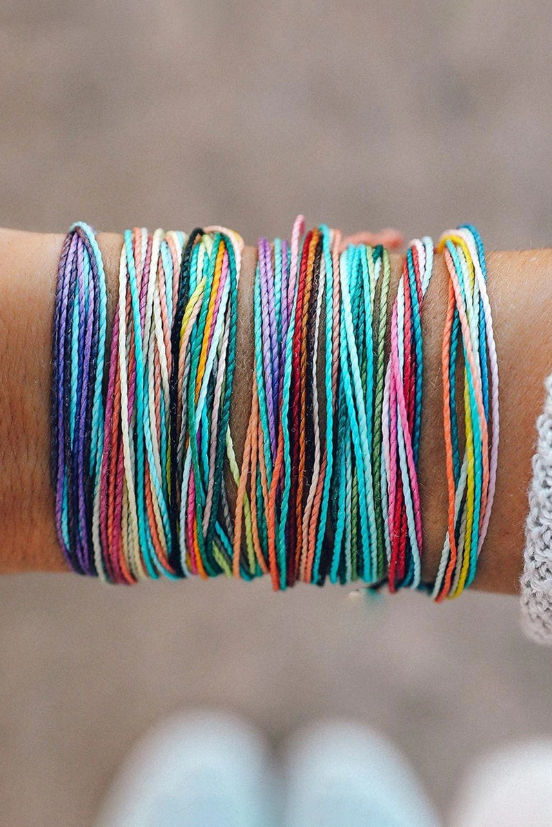 Multi Wax Rope Woven Bracelets