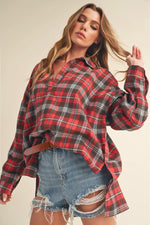womens plaid shirt boutique