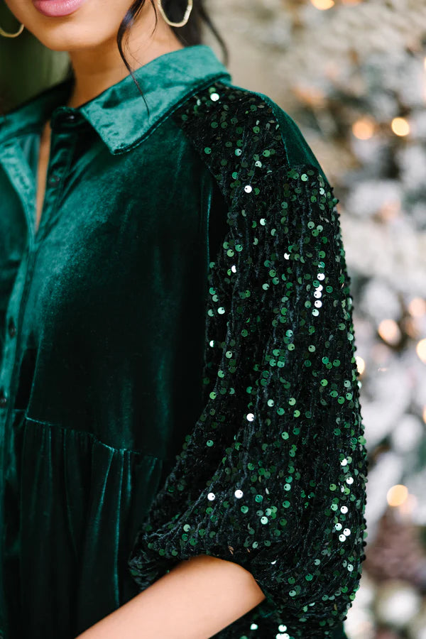 Umgee Tinsley Sequin Velvet Tunic | Holiday Party Apparel | Totally Rad  Boutique  Totally Rad.