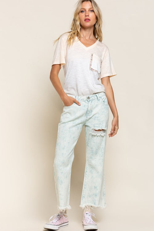 POL Vintage Distressed Denim Jeans