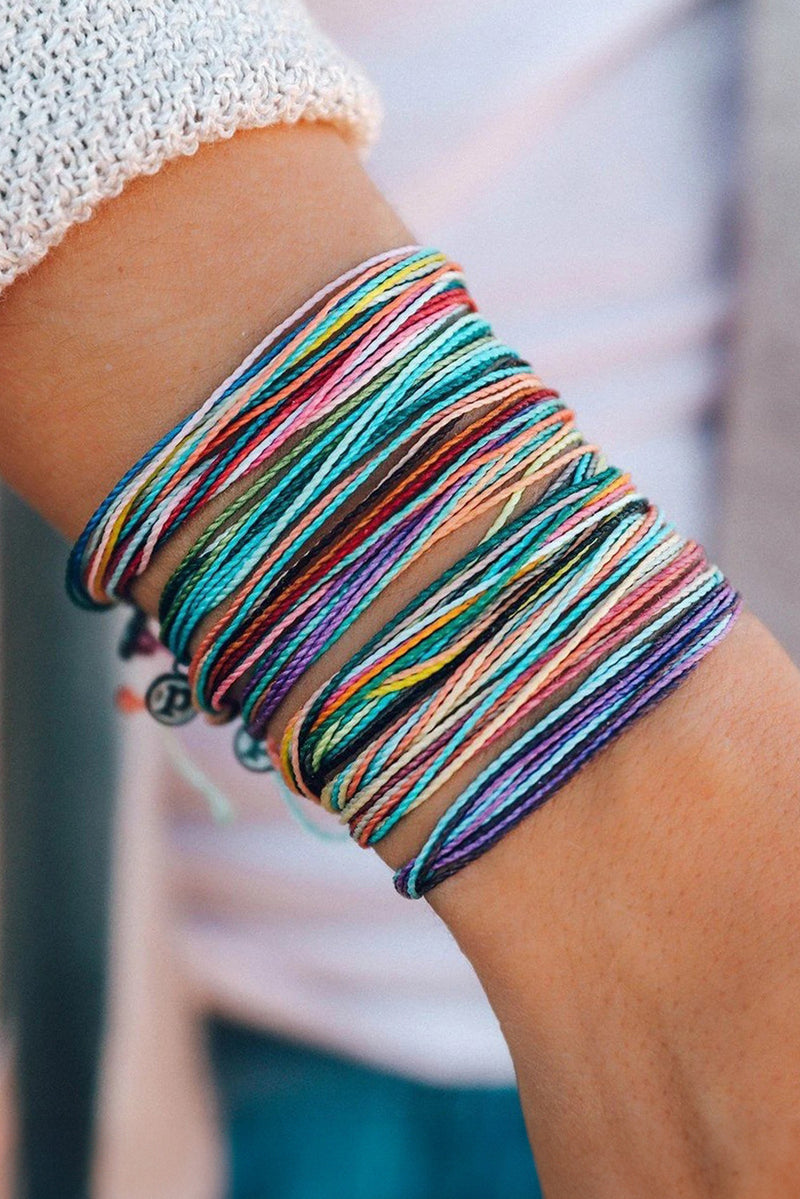 Multi Wax Rope Woven Bracelets