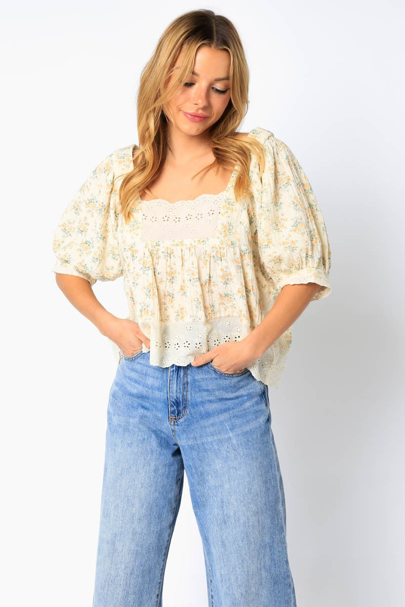 boutique floral top