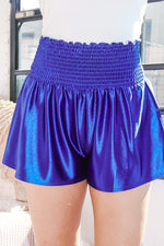 Metallic Shorts | Royal