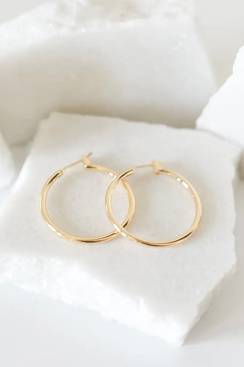 Bella Rey Jewelry Gold Hoops