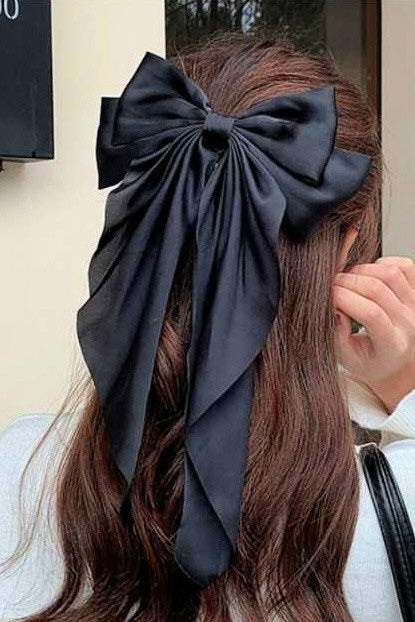 large satin bow for women