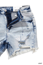 Womens distressed shorts