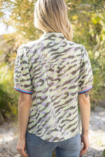 Boutique Tops Voy Zebra