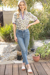 Boutique Tops Voy Zebra
