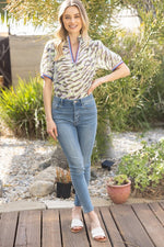 Boutique Tops Voy Zebra