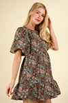 Zoe Floral Jacquard Dress