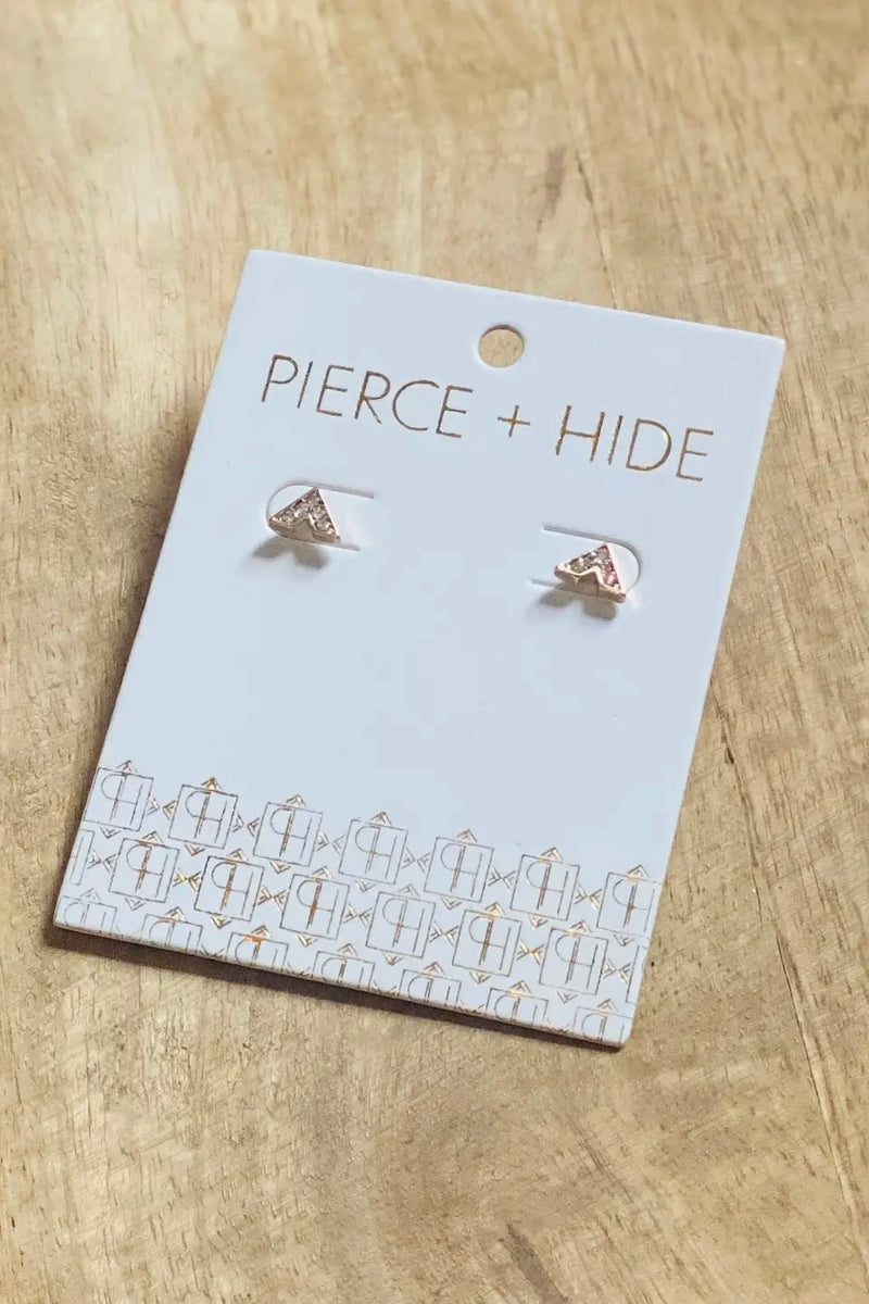 pierce + hide boutique stud earrings