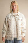 quilted floral jacket boutique