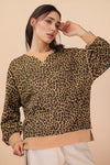 fall boutique tops comfy casual leopard