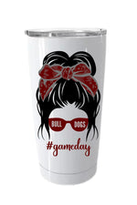 Gameday Messy Bun Tumbler