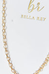 Bella Rey Jewelry dainty gold heart chain necklace