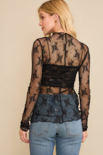 lace layering top