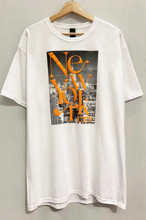 New York Puff Print Tee 