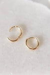 Bella Rey Nia Small Gold Hoop Earrings
