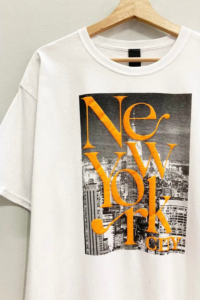 New York Puff Print Tee 