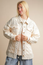 quilted floral jacket boutique