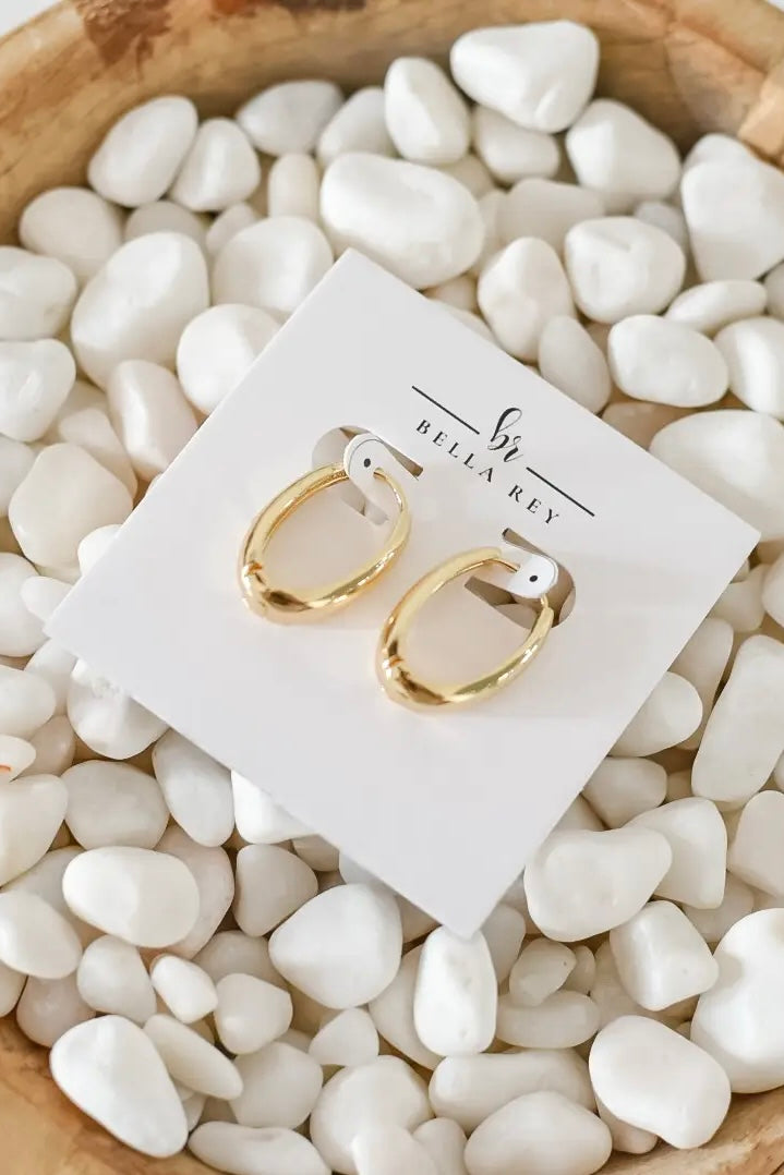 Bella Rey Jewelry gold hoop earrings