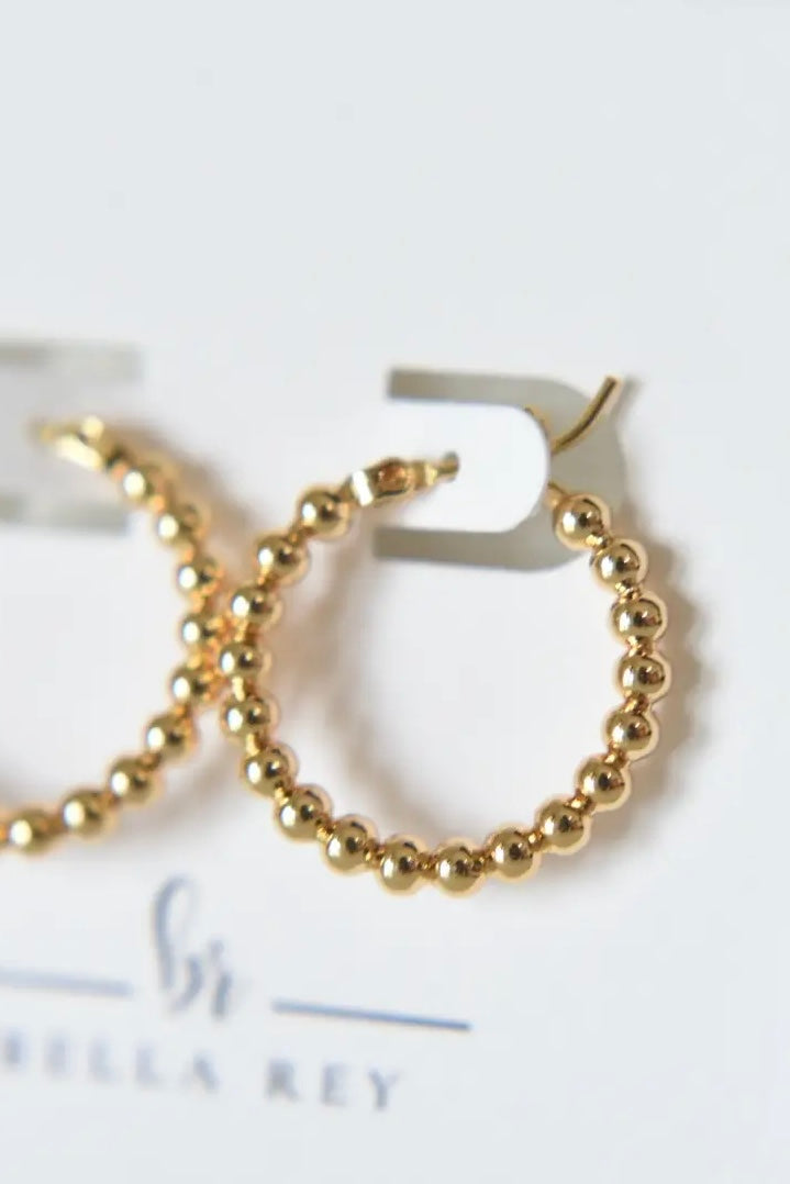 Bella Rey Jewelry Gold Hoop Earrings