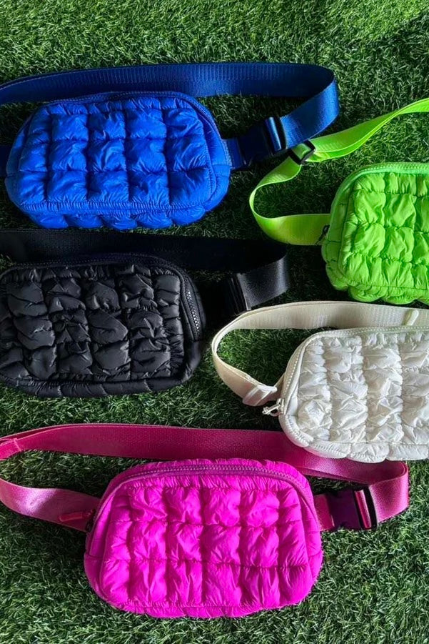 Quilted Puffer Belt Bag Fanny Pack