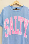 Salty puff print oversized tee