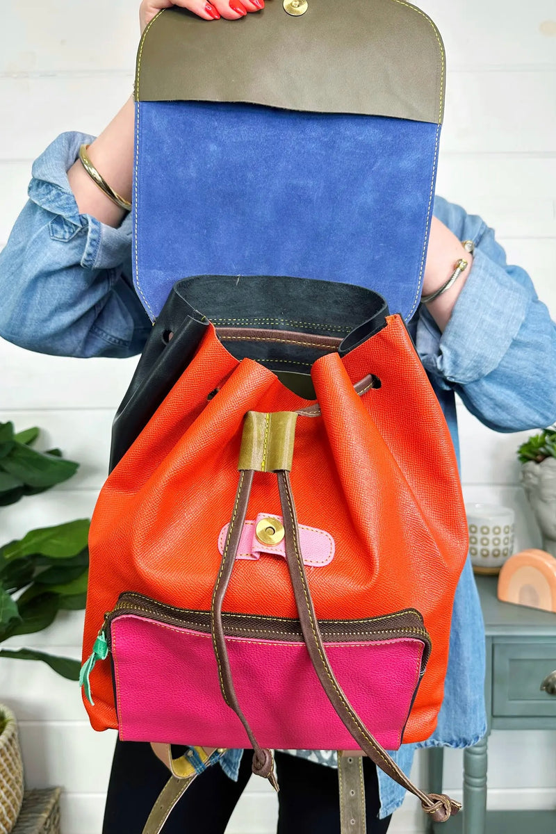 Hair-on clutch - Leather handbags for women - Elphile Shop