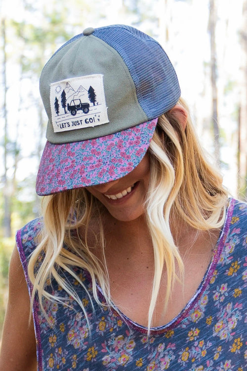 Natural Life Trucker Hat Canvas