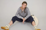 boutique distressed washed sweatshirts tops