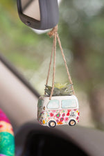 natural life succulent car charm