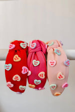 Candy Hearts Valentine Headbands