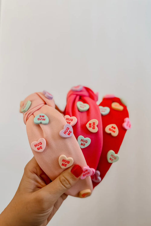 Candy Hearts Valentine Headbands