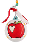 Teacher Inspire Apple Ornament