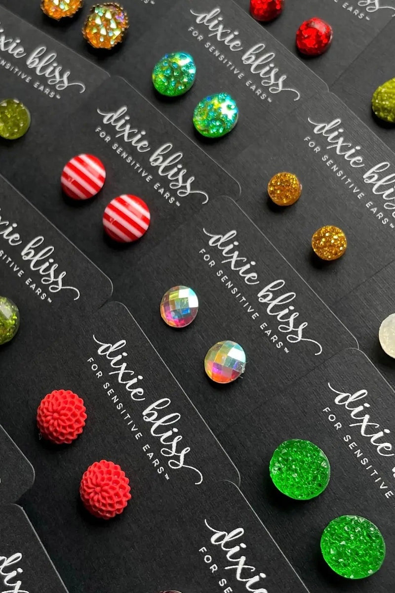 Assorted Holiday Stud Earrings