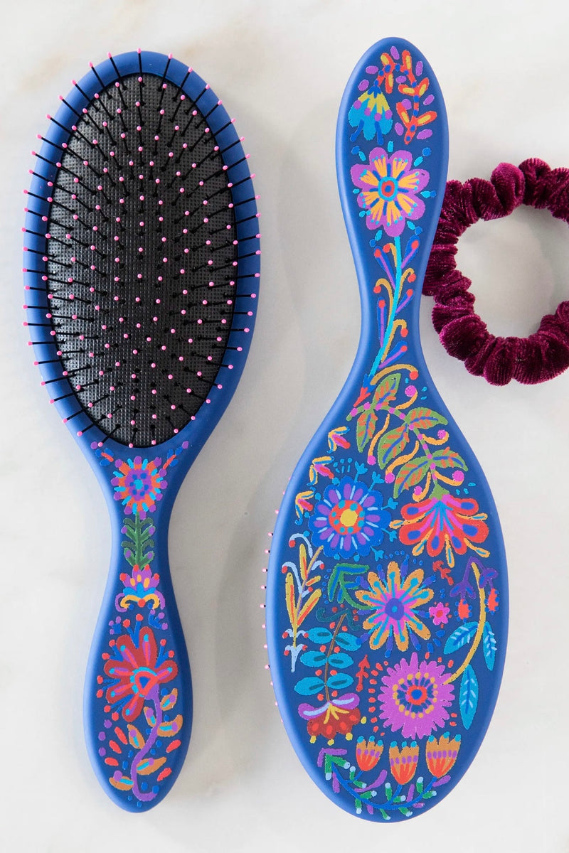 Natural Life Wet/Dry Detangling Hairbrush | Navy