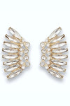 crystal wing earrings