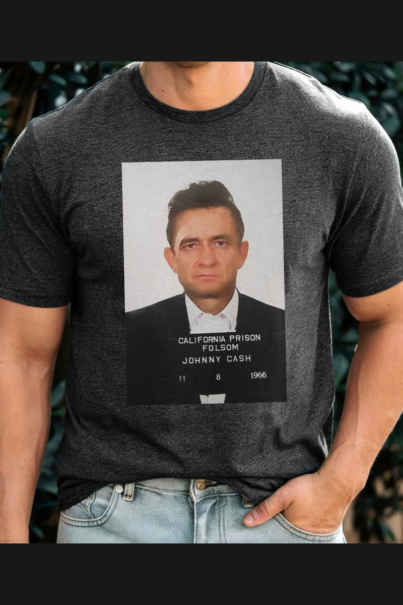 Johnny cash tee gifts for men