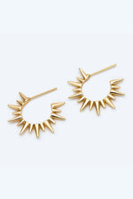 boutique bella rey stud earrings 18k