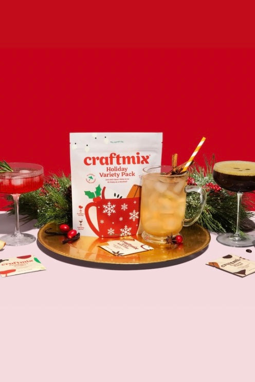 holiday Christmas cocktail mixers