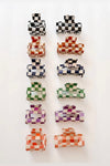 Checkered Claw Clips | Small