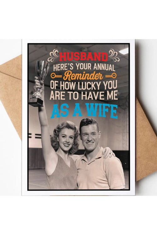 Funny Card for your husband