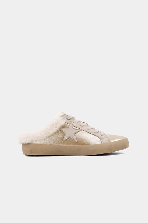 shu shop pinah slip on sneaker with fur 