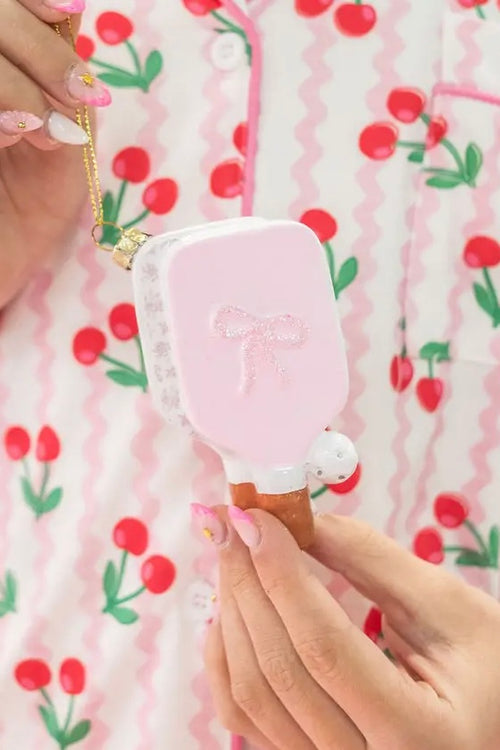 pickleball Christmas holiday ornament