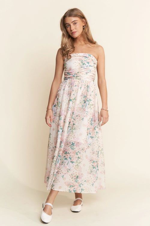 wedding party spring summer romantic feminine boutique dress
