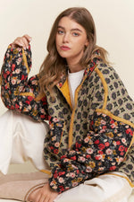 fall winter lightweight jackets floral